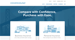 Desktop Screenshot of coverhound.com